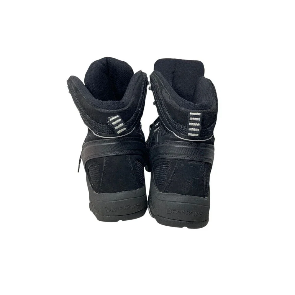 Bear Paw Hiking Boots Men's Size 11.5 Black Lace Up